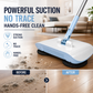 🧹LIMITED TIME 50% OFF! Manual Hands-Free Sweeper Broom, 3-in-1 Sweep Suction Mop Cleaner with Strong Suction Streak-Free Floor Cleaning for Pet Hair Dust Debris