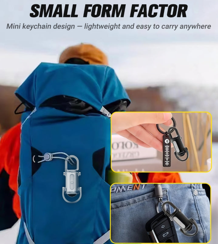 🔥Hot Sale 🔥1200LM Super Bright Mini Keychain Flashlight Waterproof