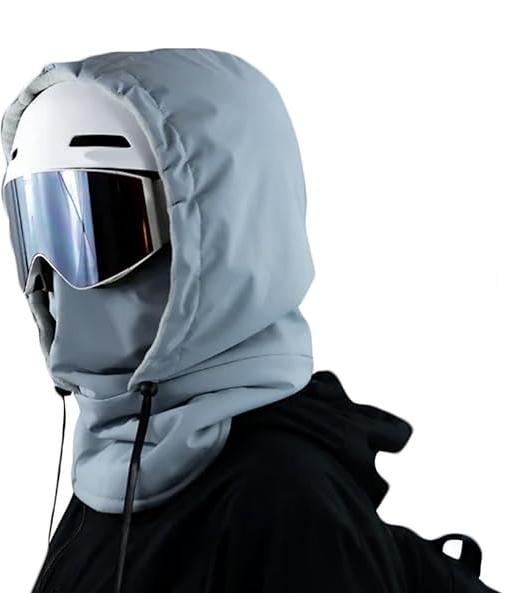 Waterproof Fleece Lined Hood Ski Hat Outdoor Winter Hat