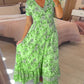 📢📢50% OFF!!⏰Floral Print V-neck Dress