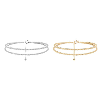 Dainty Layered Waterproof Anklet