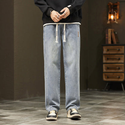 💎 Men's Loose Straight Jeans – Breathable, Relaxed Fit & Effortless Summer Style 👖