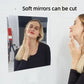 Self-adhesive acrylic mirror for walls