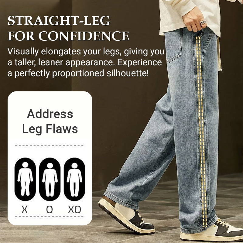 💎 Men's Loose Straight Jeans – Breathable, Relaxed Fit & Effortless Summer Style 👖