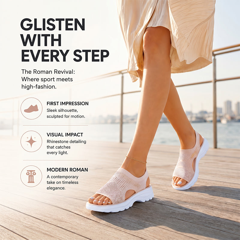 Women's Breathable Mesh Platform Sandals