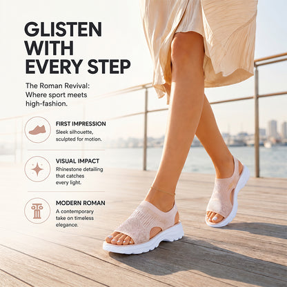 Women's Breathable Mesh Platform Sandals