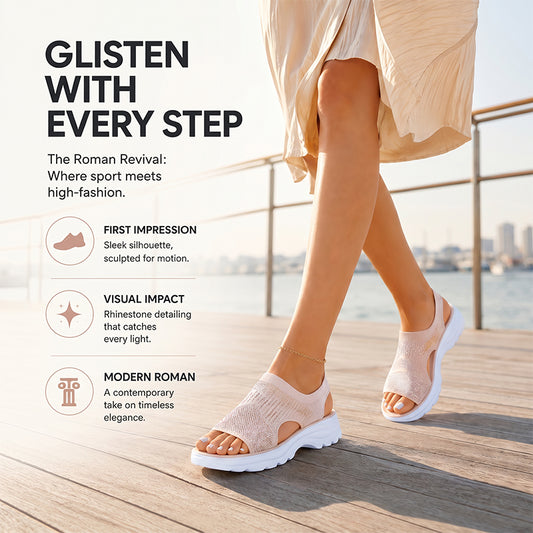Women's Breathable Mesh Platform Sandals