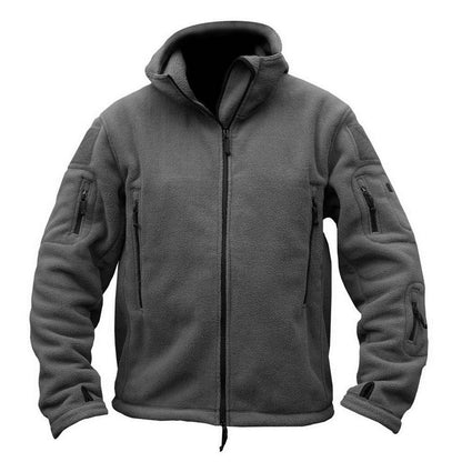 Outdoor Fleece Tactical Hooded Top -👍Warm and Multi-pocket design!