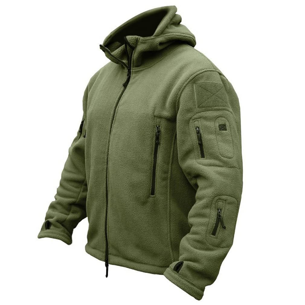 Outdoor Fleece Tactical Hooded Top -👍Warm and Multi-pocket design!