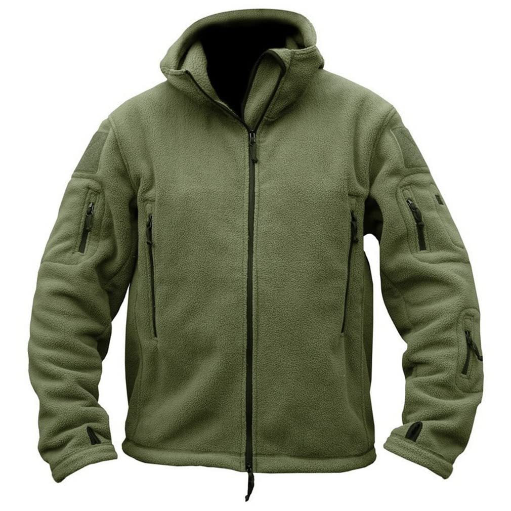 Outdoor Fleece Tactical Hooded Top -👍Warm and Multi-pocket design!
