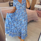 📢📢50% OFF!!⏰Floral Print V-neck Dress