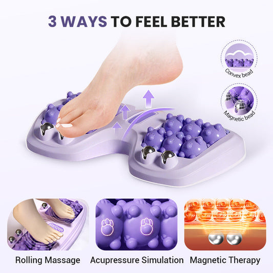 ⏰Hot Sale💜Portable Dual Foot Massage Roller💜