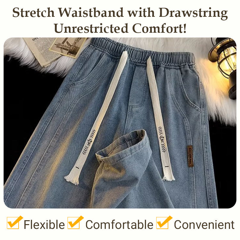💎 Men's Loose Straight Jeans – Breathable, Relaxed Fit & Effortless Summer Style 👖