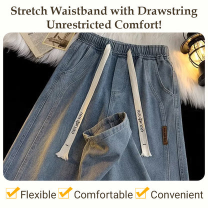 💎 Men's Loose Straight Jeans – Breathable, Relaxed Fit & Effortless Summer Style 👖
