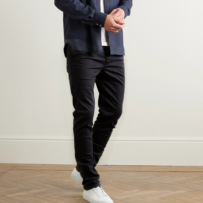 🖤 LAST DAY: 50% OFF! 🖤 Men’s Casual Slim-Fit Solid Color Pants+Belt ❄️
