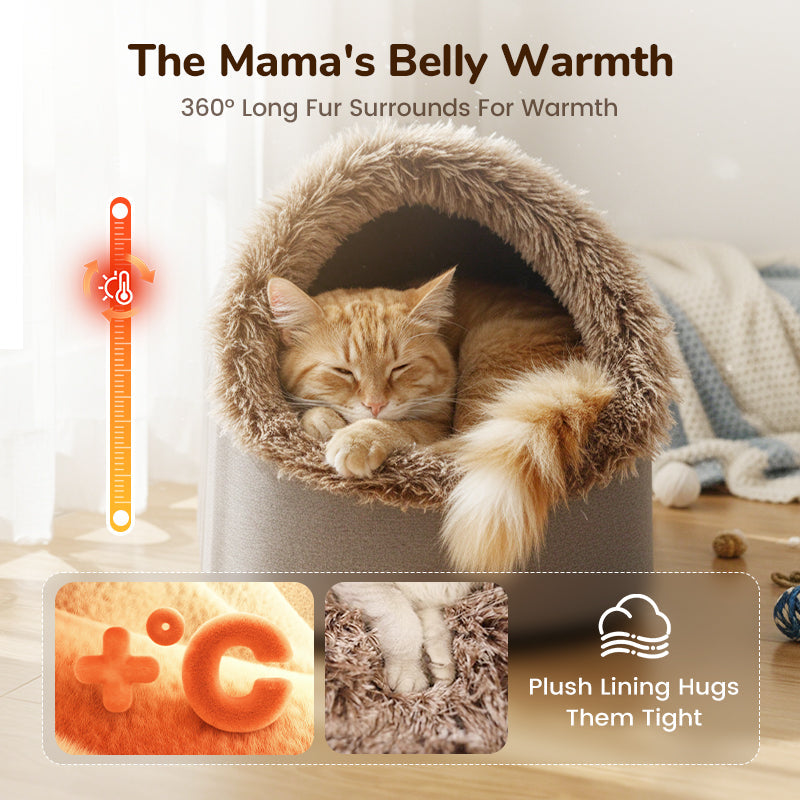 💥HOT SALE 49% OFF🐾Winter Warm Pet Cave Bed