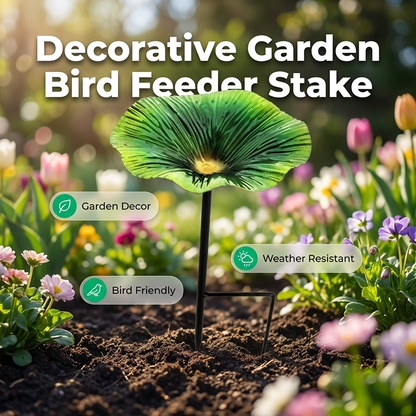 🔥🐦Colorful Flower-Shaped Bird Feeder Stake🌺