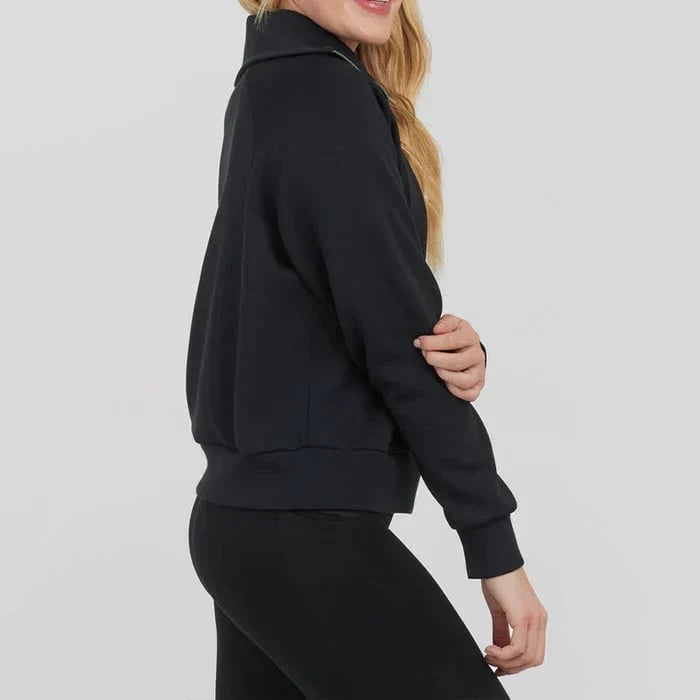 💝🔥Limited Time Sale-50% OFF🔥🎀Women's Oversized Half Zip Wide Leg 2 Piece Outfits Lounge Set