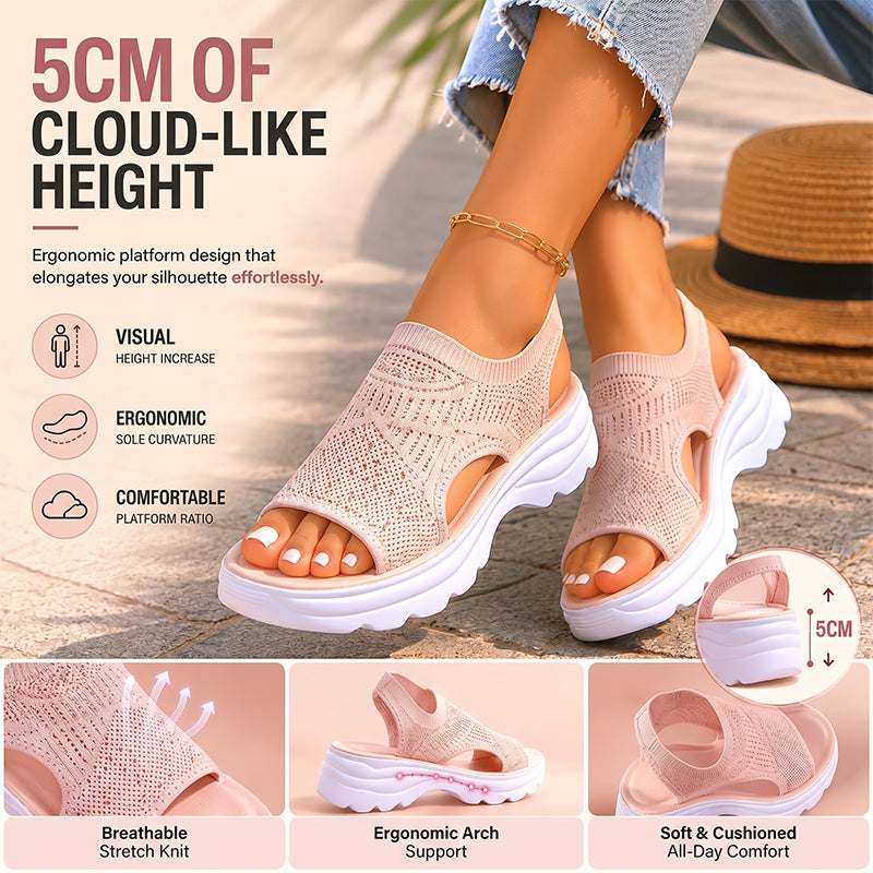 Women's Breathable Mesh Platform Sandals