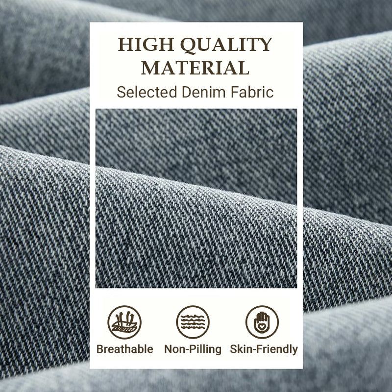 💎 Men's Loose Straight Jeans – Breathable, Relaxed Fit & Effortless Summer Style 👖