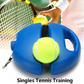 🎾50% OFF NOW! Rebound Tennis Trainer Kit with Stable Weighted Base – Adjustable Elastic Rope Self Practice Tennis Training Tool, Portable Solo Tennis Swing Accuracy Trainer for Indoor Outdoor Backyard