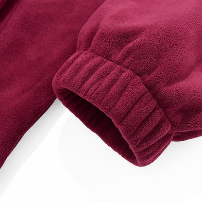 Men's Ethnic Pattern Full-Zip Fleece-Lined Long-Sleeve Menswear Cardigan Sweater Jacket - Stand Collar, Casual Loose Autumn-Winter Christmas Everyday Top
