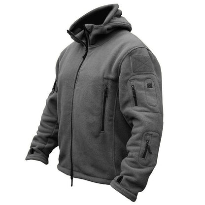 Outdoor Fleece Tactical Hooded Top -👍Warm and Multi-pocket design!