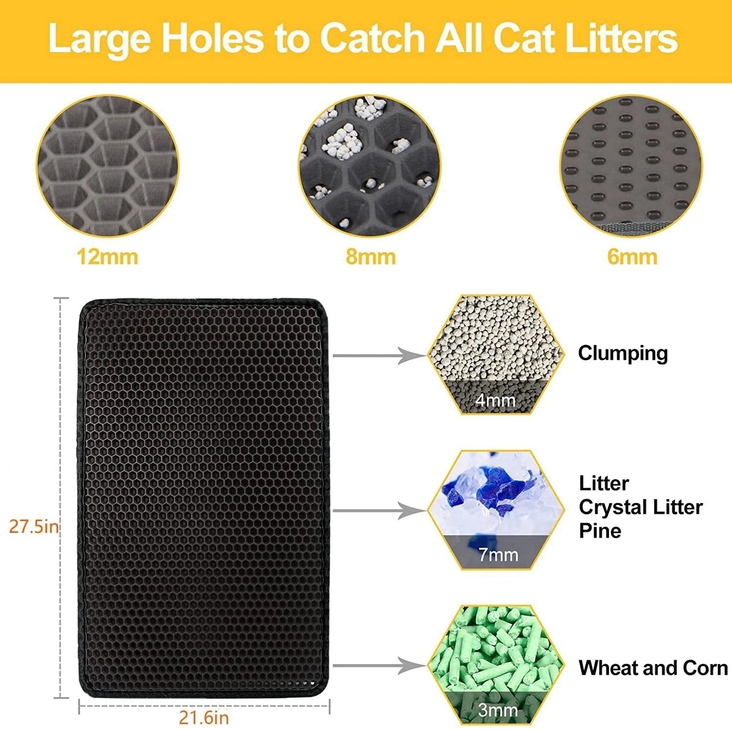 🔥Hot Sale 50% OFF🔥Non-Slip Cat Litter Mat