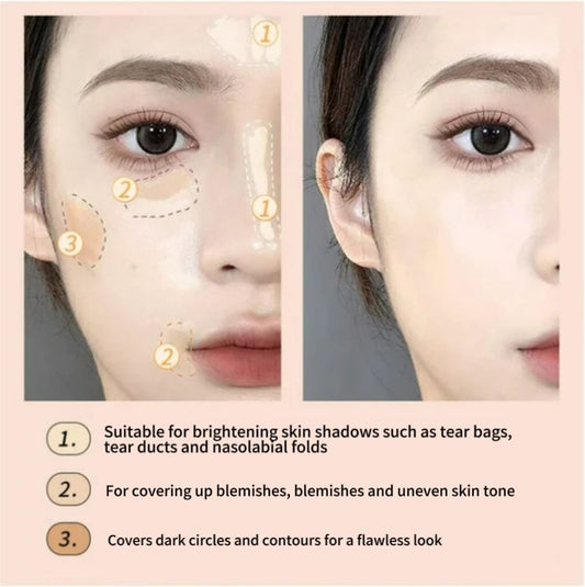 🔥2025 Hot Sale🔥3-In-1 Contouring And Brighten Concealer Palette