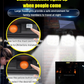 Solar Outdoor Lights 138LED Security Lights,3 Heads Dimmable SpotLights with 3 Modes,IP65 Waterproof