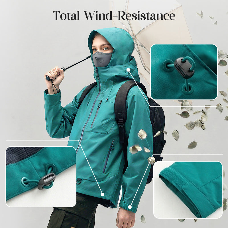 Outdoor Waterproof Sports Hooded Jacket
