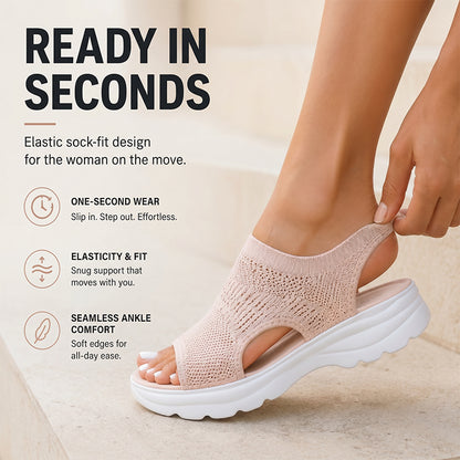 Women's Breathable Mesh Platform Sandals