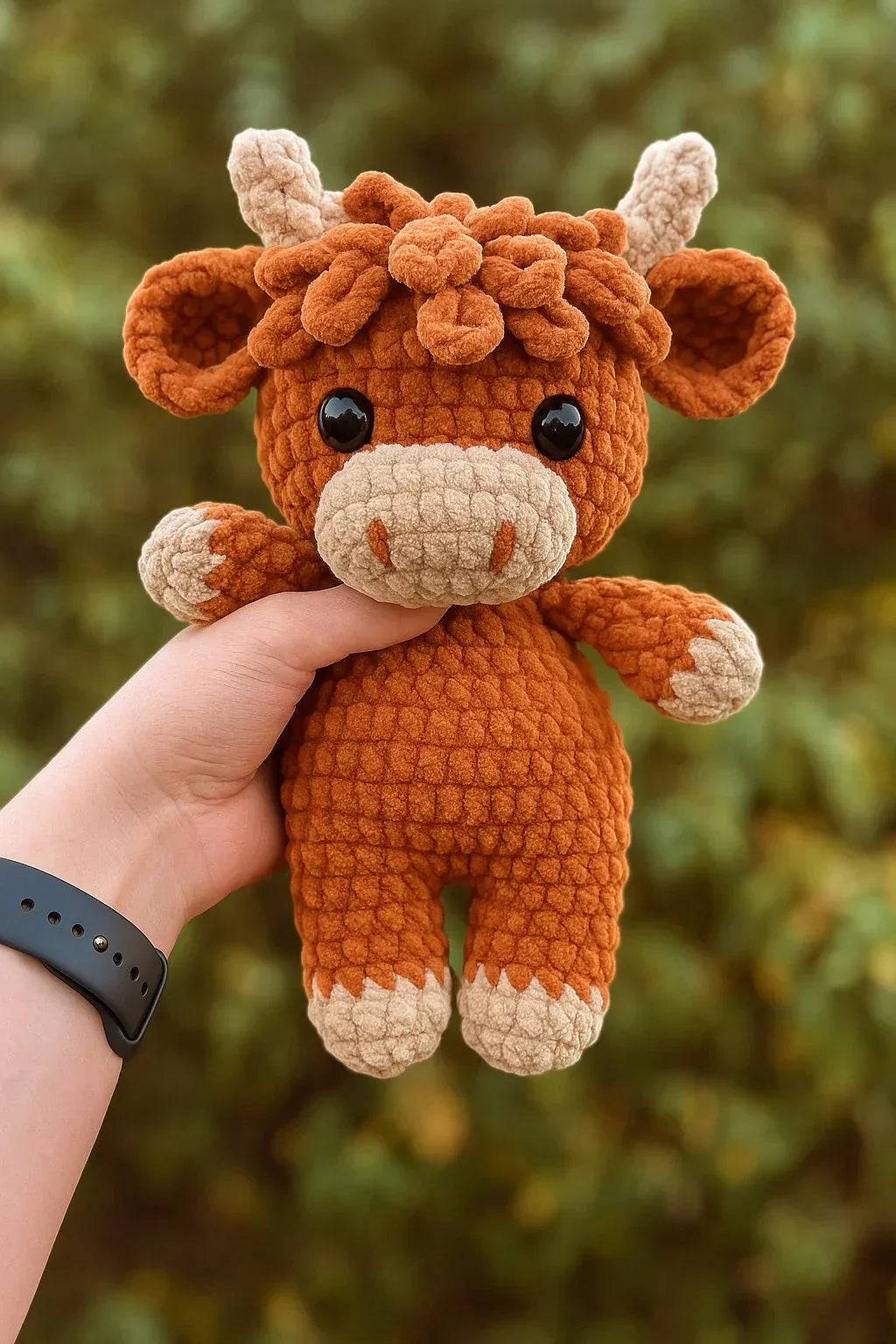 ✨LAST DAY PROMOTION - 50%OFF✨Crochet Highland Cow Amigurumi Pattern🐮- DIY Kit & Finished Plush