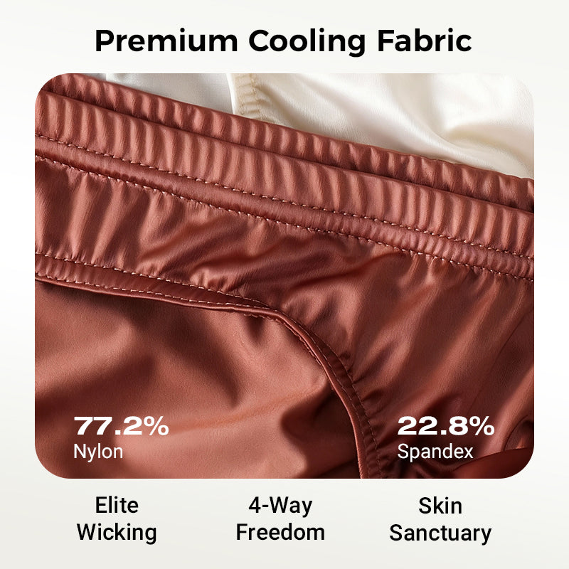 🔥Hot Deals - 50 % OFF📢📢Men's Low-Rise Contoured Pouch Sexy Briefs - Ice Silk Briefs with Contoured Support, Soft & Stretch
