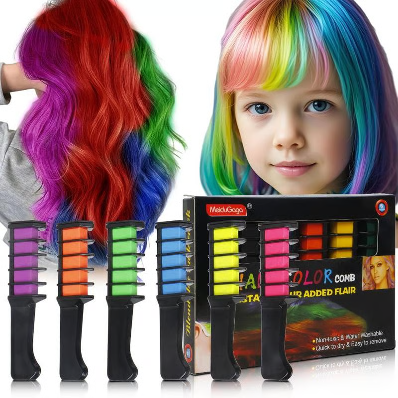 🎅Xmas Pre-sale-50% OFF✨Temporary Hair Dye Chalk Comb- Cruelty Free