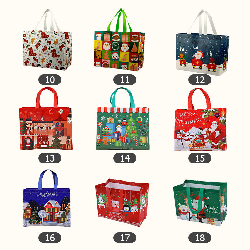 ♻️[Best Gift For Kids] ♻️🎁Halloween & Christmas Non-Woven Candy Tote Bag🎁