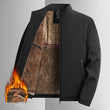 Men's Solid Color Zip Up Warm Jacket -💪Anti-wrinkle, windproof, rainproof and snowproof!