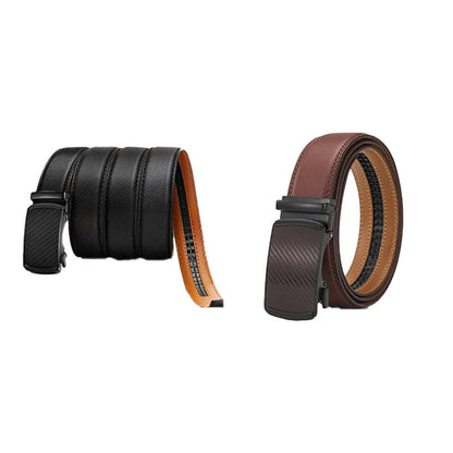🚀24 hours shipping from UK🚀Leather Ratchet Belt With Adjustable Buckle