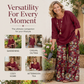 Women's Cotton Linen Half Sleeve Top ＆ Pants Set