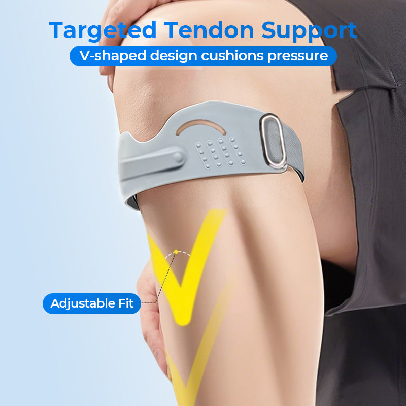 🔥Over 3,000+ people have already benefited!🦵Silicone Patellar Tendon Support Strap