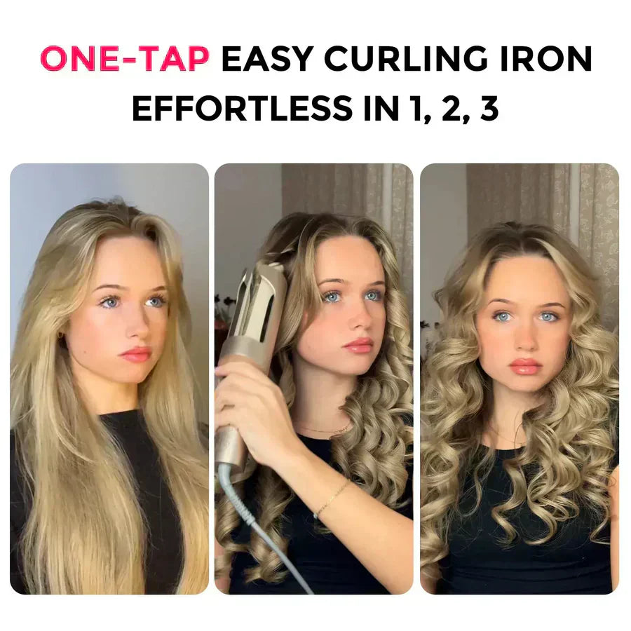 🎄Xmas Sale-Up to 50% OFF💇‍♀️Automatic Hair Curler with Four Temperature✨Fluffy Volume in Minutes
