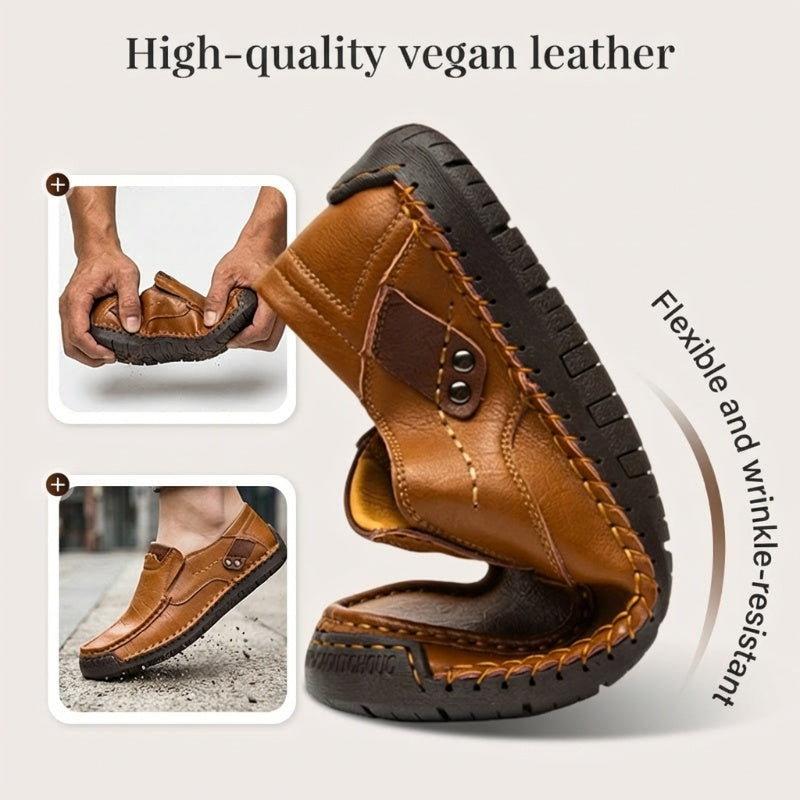 ⏳Time-Limited Special⏰Classic Men’s Slip-On Leather Shoes – Premium Calfskin, All-Day Comfort & Effortless Style
