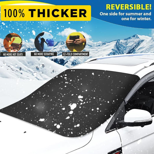 🚗 50% OFF! 🛡️2026 New Upgraded Car Windshield Magnetic Snow Cover❄️