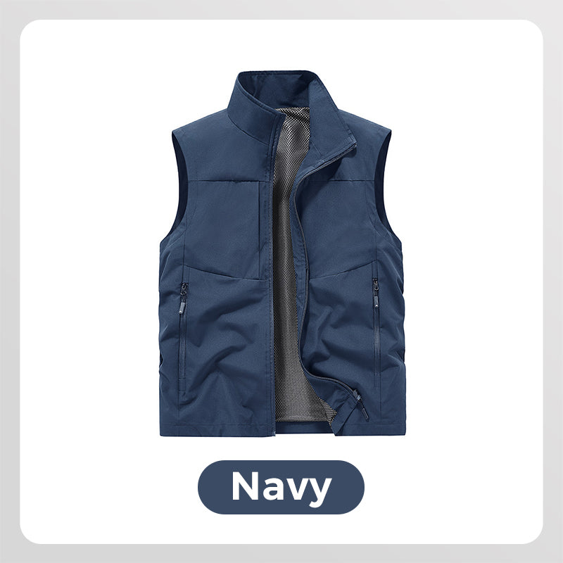 Men's Waterproof Outdoor Utility Vest