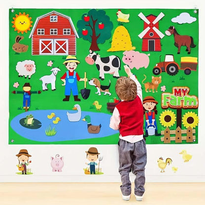 🎁Early Christmas Hot Sale 50% OFF🎅🎄Early Education Interactive Felt Board