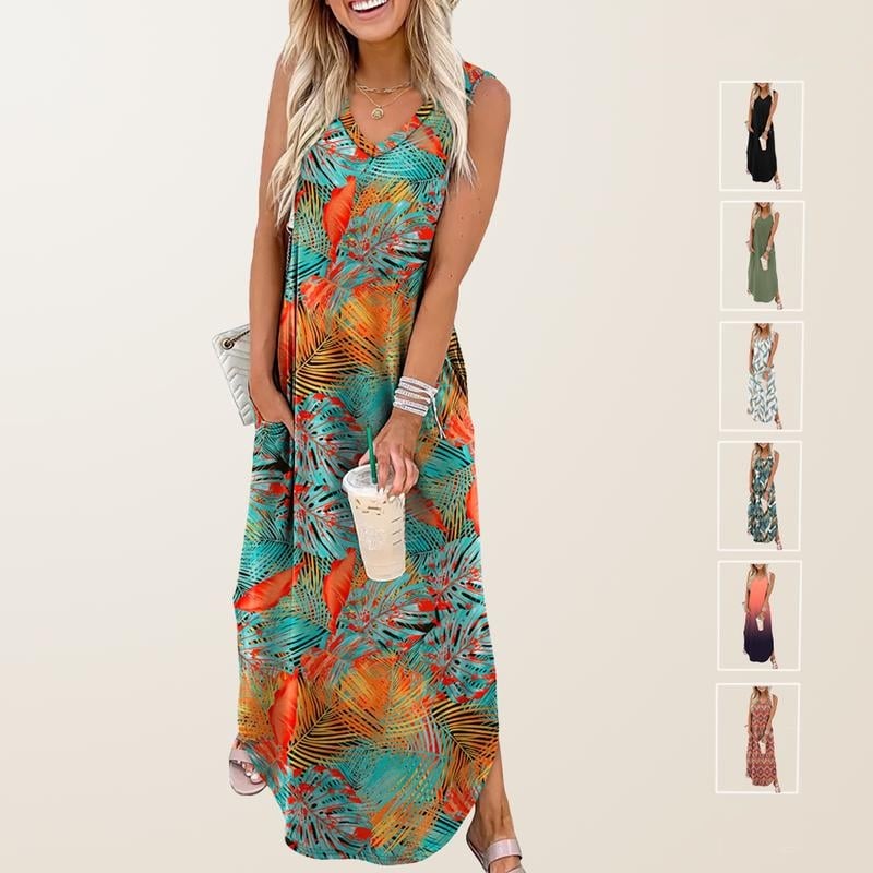 🎉50% Off🌷Vacation Beach Sundresses with Pockets
