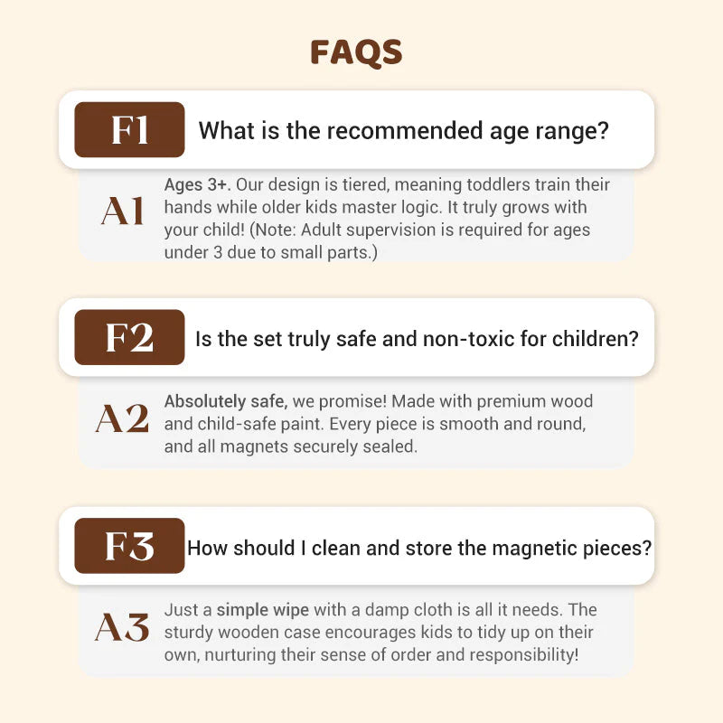 🎁Xmas Sale 50% OFF🔥Wooden Magnetic Pattern Block Puzzle Set🧩