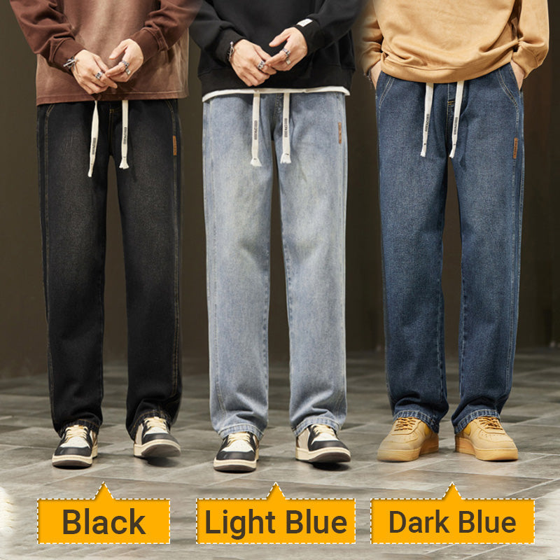 💎 Men's Loose Straight Jeans – Breathable, Relaxed Fit & Effortless Summer Style 👖