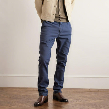 🖤 LAST DAY: 50% OFF! 🖤 Men’s Casual Slim-Fit Solid Color Pants+Belt ❄️