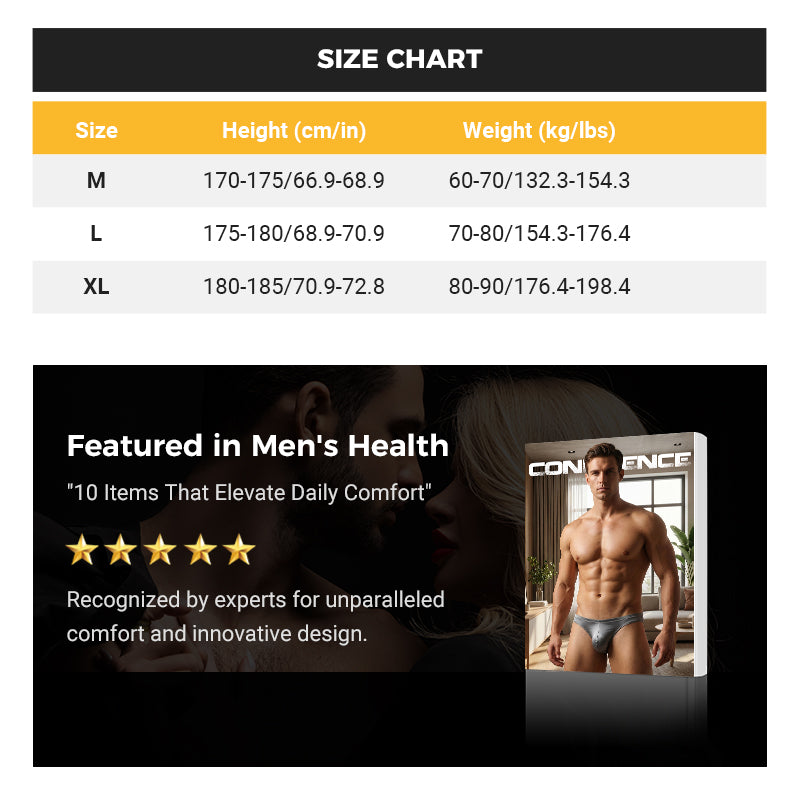 🔥Hot Deals - 50 % OFF📢📢Men's Low-Rise Contoured Pouch Sexy Briefs - Ice Silk Briefs with Contoured Support, Soft & Stretch